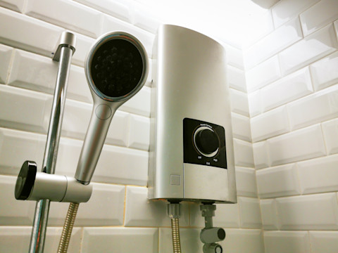 Electric shower with digital display