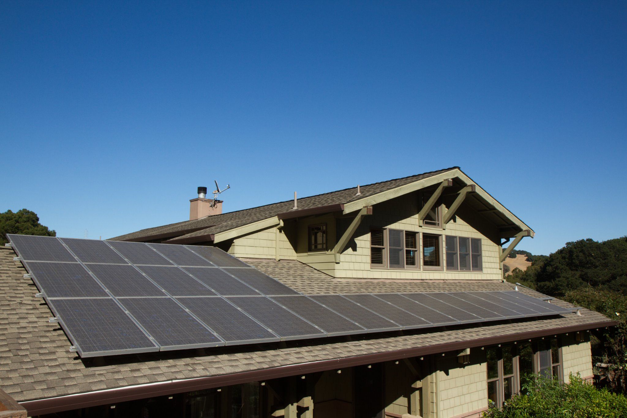 pannelli solari termici sul tetto