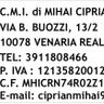 MIHAI CIPRIAN