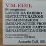 V.M. EDIL DI CADONI ANTONIO