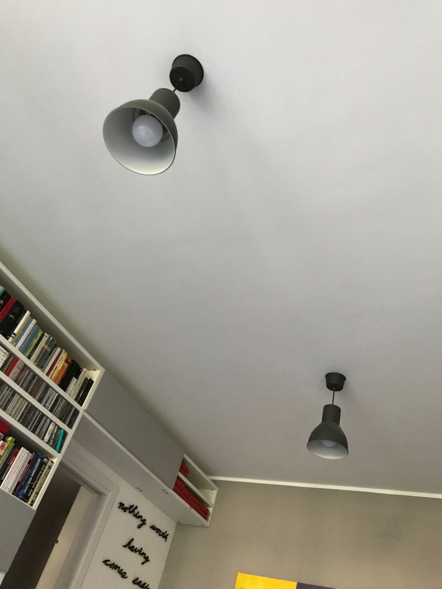 traccia soffitto e installazione lampadario Instapro